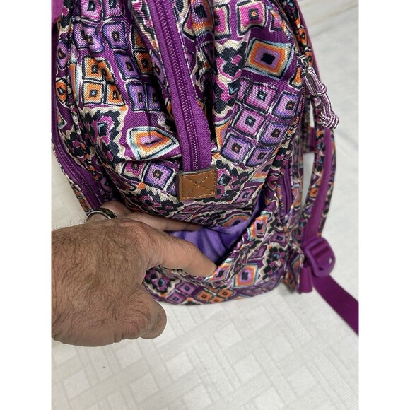 Vera Bradley Lighten Up Frame Backpack - Dream Diamonds Bag Large 23223-J82 main image 15